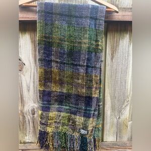 Vintage Loominus Handwovens Handmade Chenille Scarf